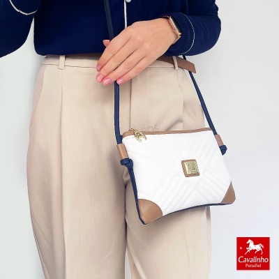 Mala De Tiracolo Cavalinho Poésie 16140273 Azul-bege