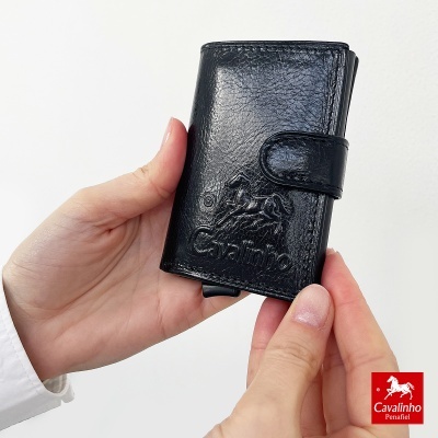 Porta-cartões Cavalinho Gentleman 28610022 Preto