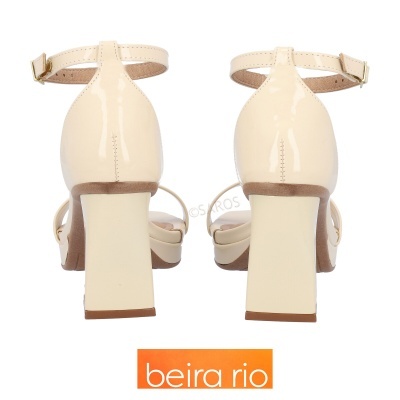 Sandália Beira Rio 8489.102 Bege