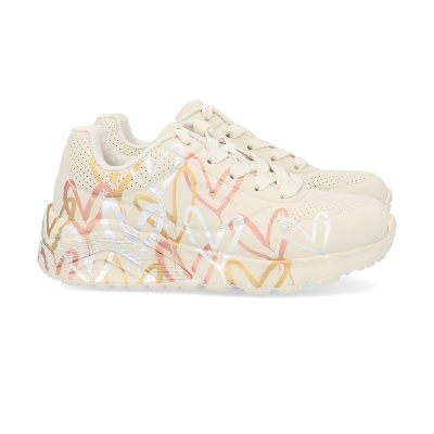 Sapatilha Skechers Uno Lite Metallic 314067l Bege