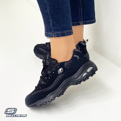 Sapatilha Skechers Dlites Biggest Fan 11930 Preto