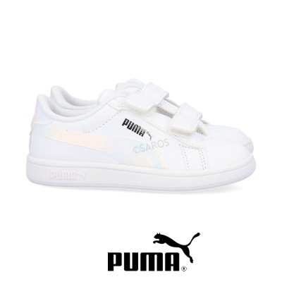Sapatilha Puma Smash Holo 398293 Branco