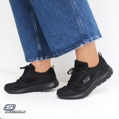 Sapatilha Skechers Summits Suited 12982 Preto