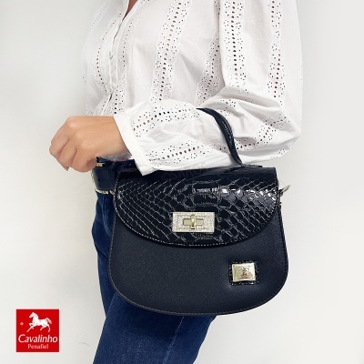 Bolsa Cavalinho Cherry Blossom 18810521 Preto