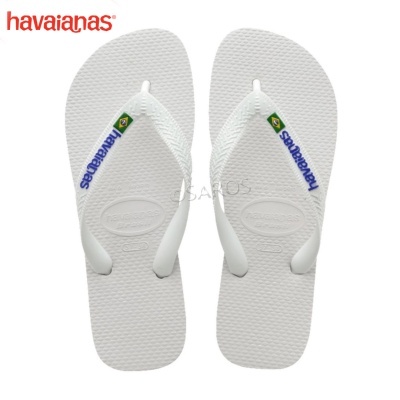 Chinelo Havaianas Brasil Logo 4110850 Branco