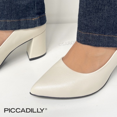 Sapato Piccadilly Safiano 745135 Bege