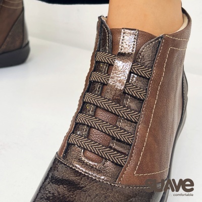 Botim Suave Oxford 6663 Multi-castanho