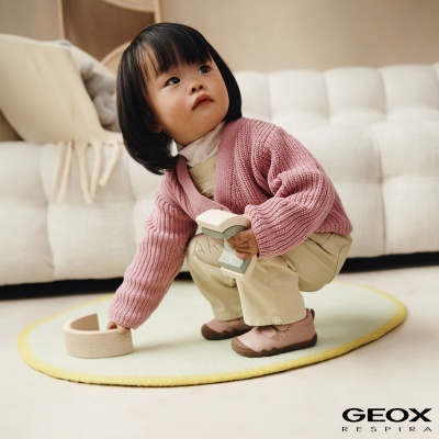 Sapato Geox Barefoot Steppieup B4663a Rosa