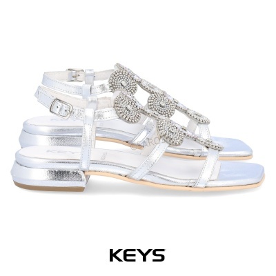 Sandalia Keys 9480 Prata