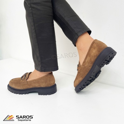 Sapato Saros Loafer 728 Taupe