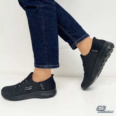 Sapatilha Skechers Summits Dazzling 149937 Preto