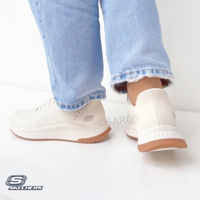Sapatilha Skechers Bobs Squad 4 117740 Bege