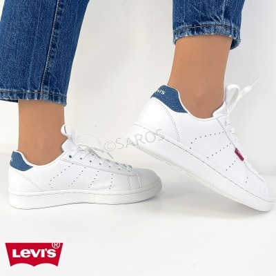 Sapatilha Levis Avenue Vave0235s Branco E Azul