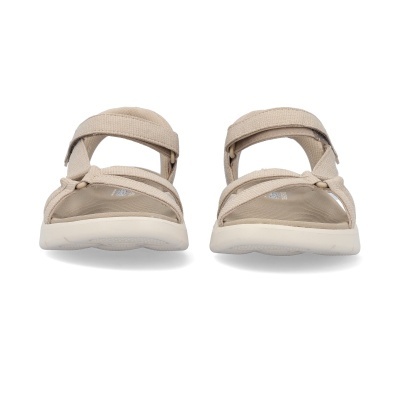 Sandalia Skechers Slip Ins Go Walk Flex 141481 Taupe