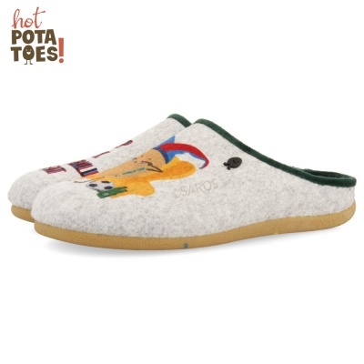 Chinelos de Quarto Hot Potatoes 67573  em Cinza