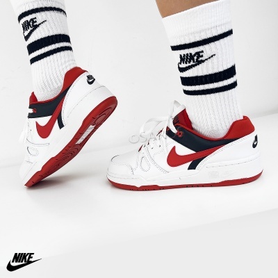 Sapatilha Nike Full Force Lo Fv5929 Multi-vermelho