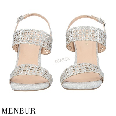 Sandália Menbur 23652 Prata