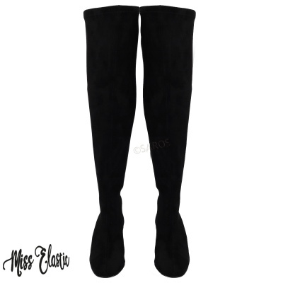 Bota Miss Elastic 77354 Preto