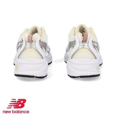 Sapatilha New Balance 530 Mr530 Sga Branco Com Rosa