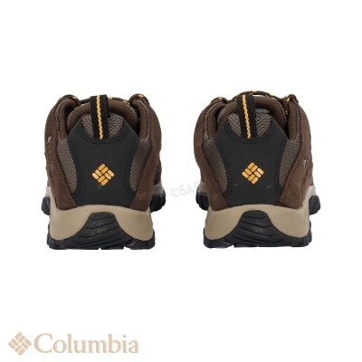 Sapatilhas desportivas Columbia castanho e bege vistas de trás