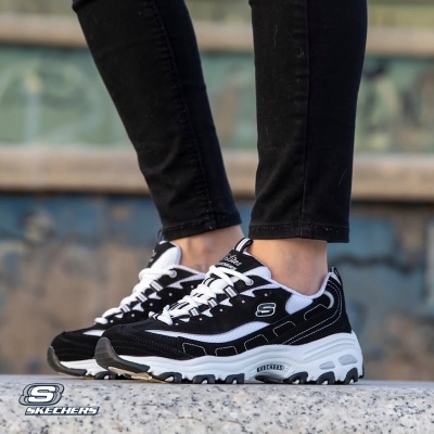 Sapatilha Skechers Dlites Biggest Fan 11930 Multi-preto