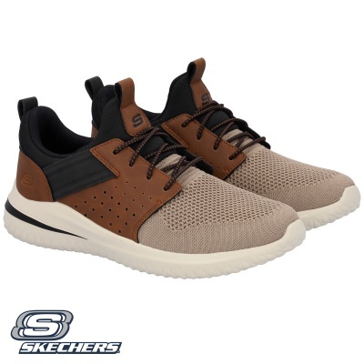 Sapatilha Skechers Delson 210238 Castanho