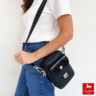 Bolsa Cavalinho Cherry Blossom 18810431 Preto