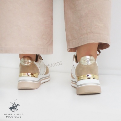 Sapatilha Beverly Hills Polo Club Sophia Bhw523306 Multi-bege