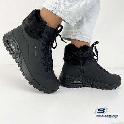 Botim Skechers Uno Rugged Fall Air 167274 Preto
