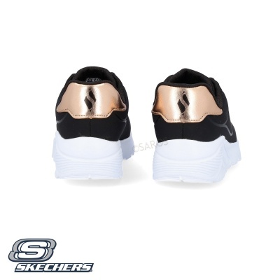 Sapatilha Skechers Uno Lite Metallic 310384l Preto