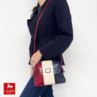 Mala De Tiracolo Cavalinho Honor 18190005 Multi-vermelho