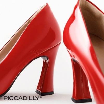 Sapato Piccadilly Stiletto 749236 Vermelho