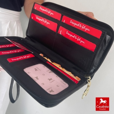 Carteira Cavalinho Grace 28250212 Preto