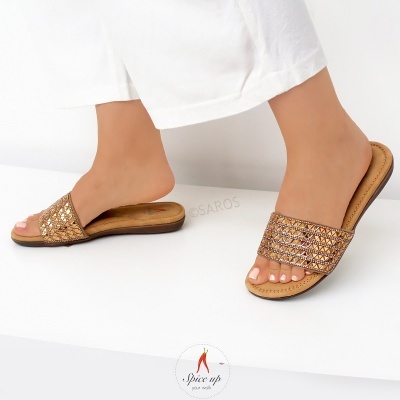 Chinelo Spiceup Su.20.013 Ouro