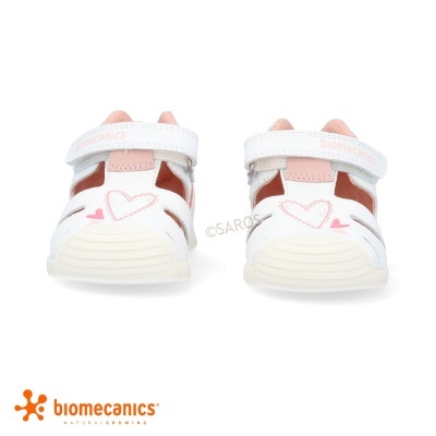 Sandalia Biomecanics Corazones 242101 para bebé em Branco