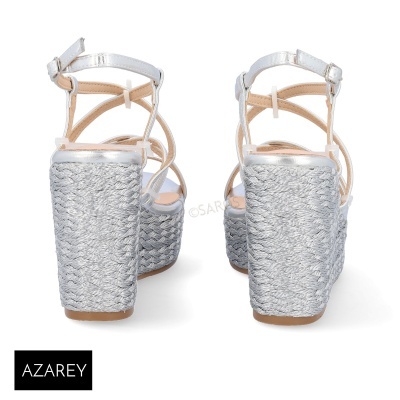 Sandalia Azarey 572h505 Prata