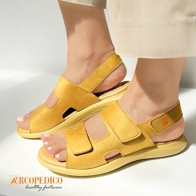 Sandalia Arcopedico Sumava 4756 Amarelo