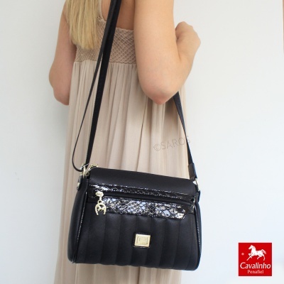 Mala De Tiracolo Cavalinho Grace 18250373 Preto