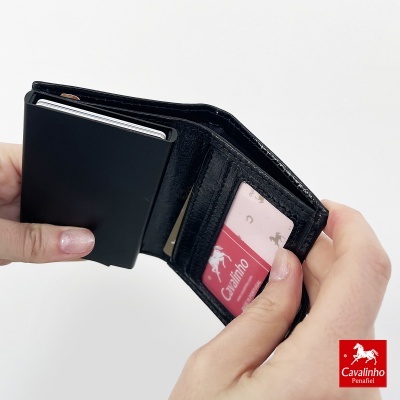 Porta-cartões Cavalinho Gentleman 28610022 Preto