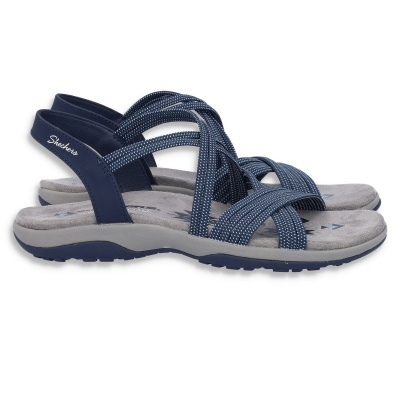 Sandalia Skechers Reggae Slim - Turn It Up 163117 Azul