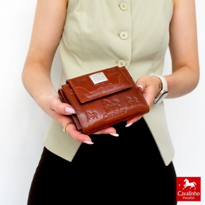 Carteira Cavalinho Cavalo Lusitano 28090215 Camel
