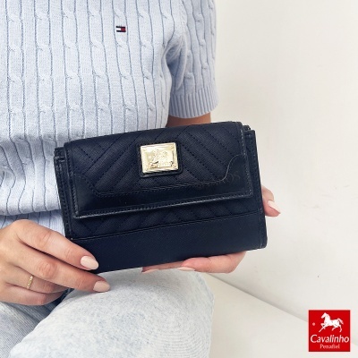 Carteira Cavalinho Charming 28470221 Azul