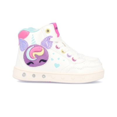 Botim Geox Skylin Luzes J568wd Multi-branco