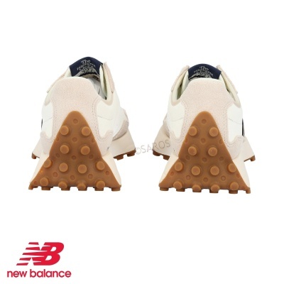 Sapatilha New Balance 327 Ws327 Kb Bege com Azul