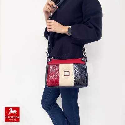 Mala De Tiracolo Cavalinho Honor 18190592 Multi-vermelho