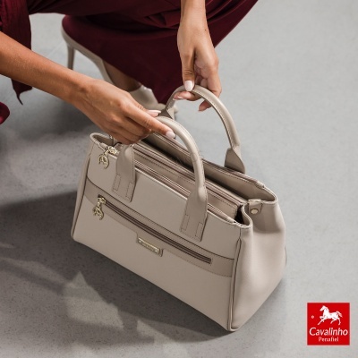 Mala De Mão Cavalinho La Vie 16190613 Cinza