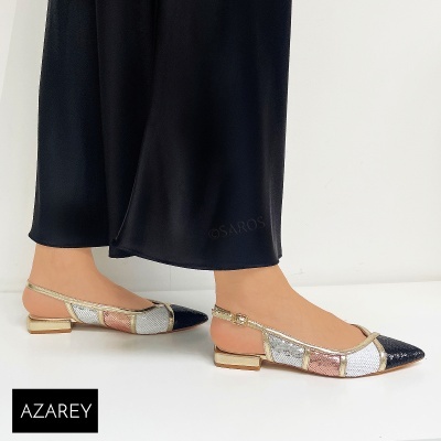 Sapato Azarey 562h253 Multi-preto
