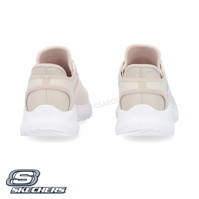 Sapatilha Skechers Bobs Squad Slip In 117504 Bege