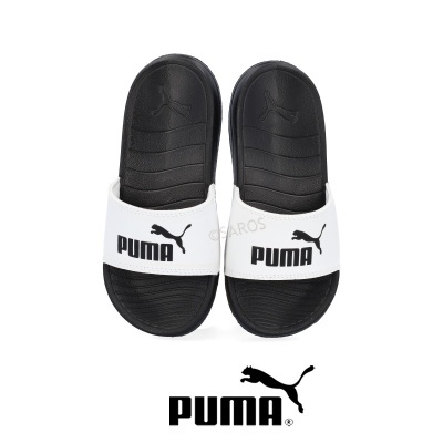 Chinelo Puma Popcat 372313 Branco E Preto