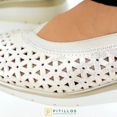 Sapato Pitillos 10371 Ouro
